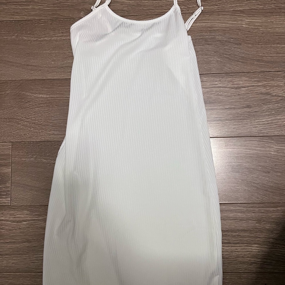 White Sheer Dress